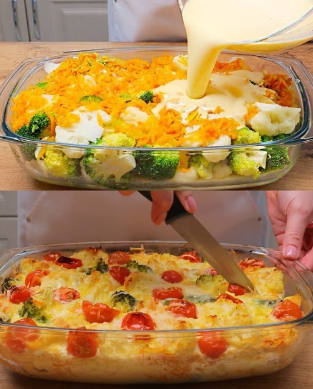 A Delicious Bake with Broccoli and Cauliflower - The Flavorful Journey